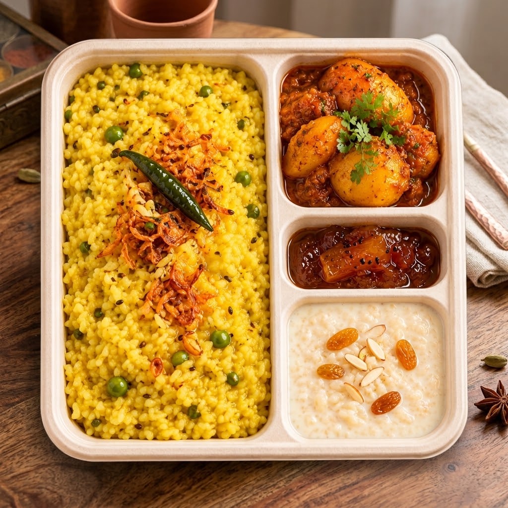 Viswakarma Puja Veg Khichuri Combo