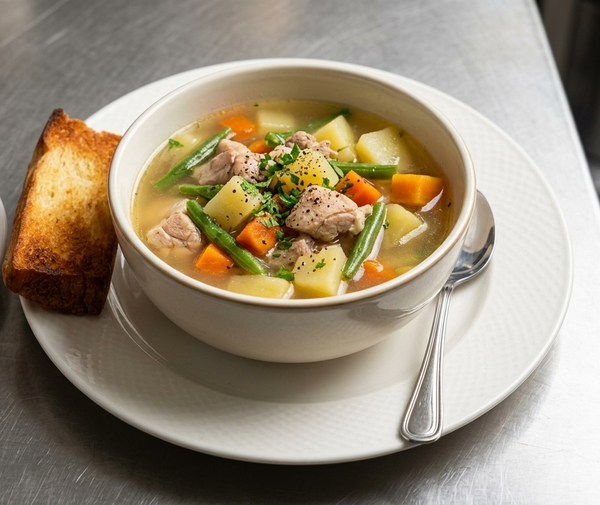 Chicken Stew With Bread