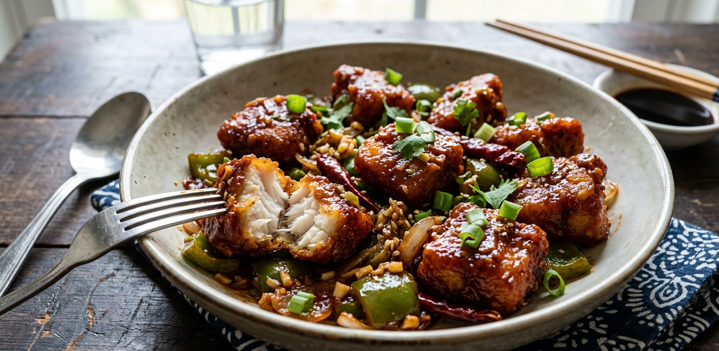 Chilli Fish Veg Fried Rice Combo