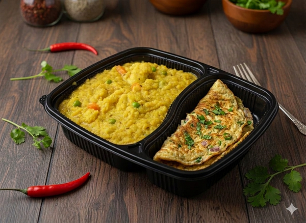 Khichuri and Dimbhaja Combo