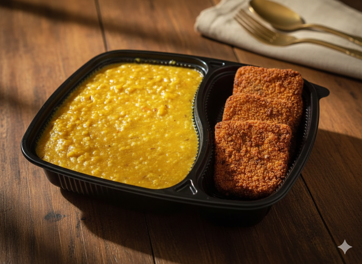 Khichuri with Fish Fry
