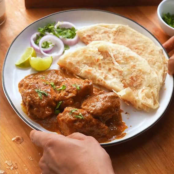 Paratha With Chicken Kosha Combo