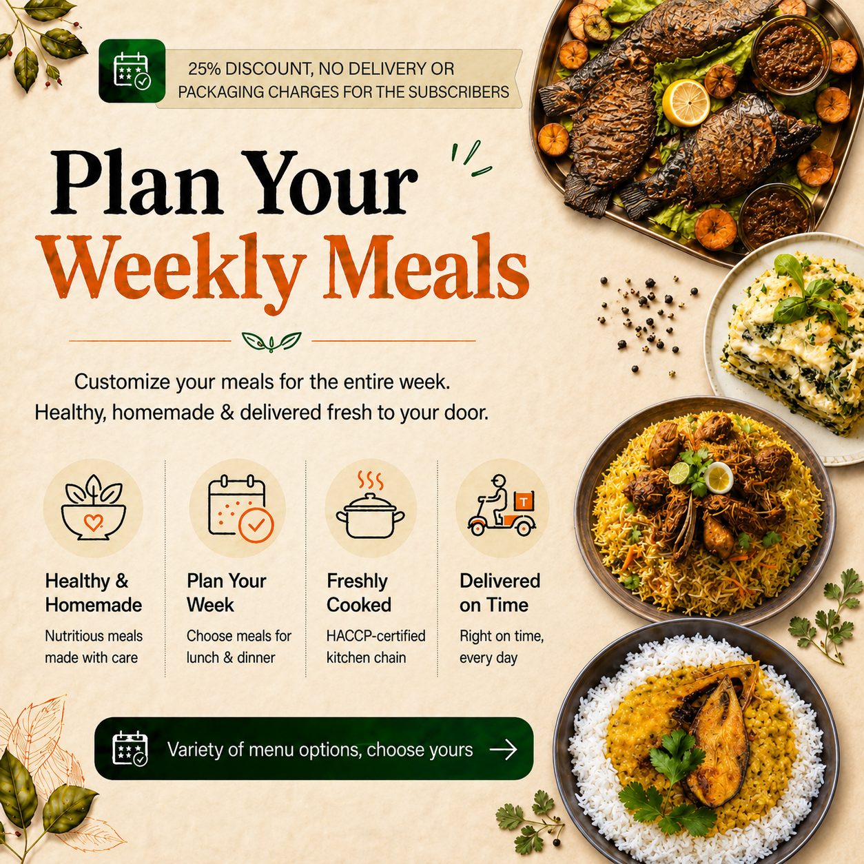 Plan Your Weekly Meals